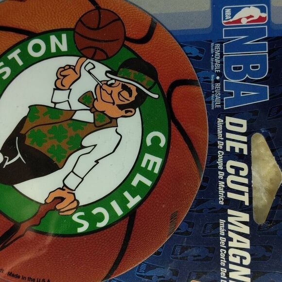 NBA Boston Celtics Die Cut Magnet and Mini Pennant NWT - Picture 9 of 16